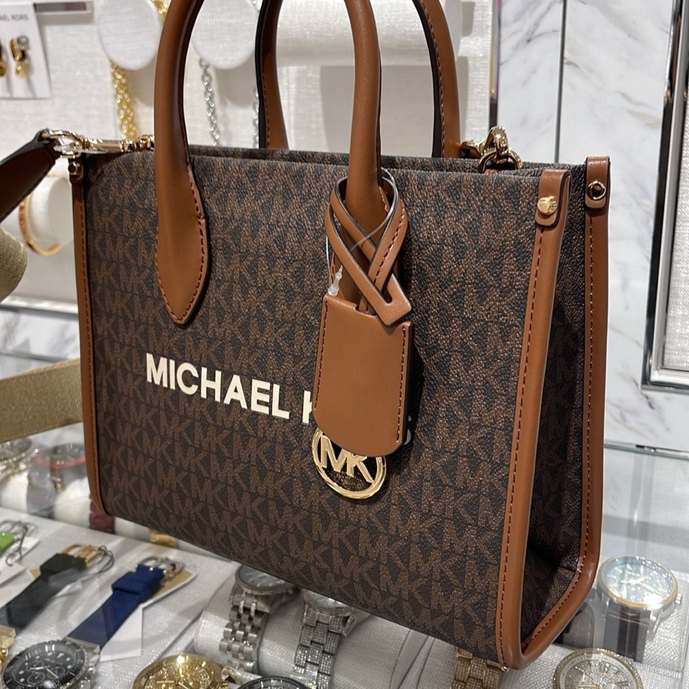 Michael Kors Mirella Small Signature Logo Crossbody Bag
Brown 
NWT - Picture 6 of 16